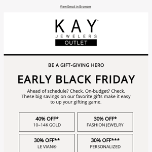 Why wait to save when Early Black Friday is happening NOW?