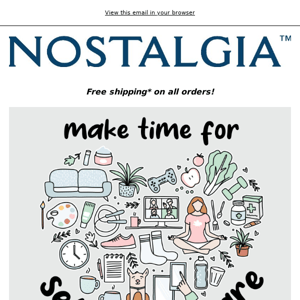 25% Off Self Care Tools From Nostalgia