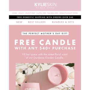 FREE Candle for Mother's Day! ✨