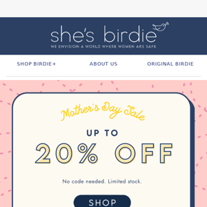 💗 Get up to 20% OFF...