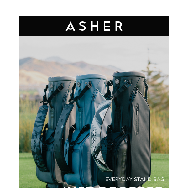 Asher Golf Everyday Stand Bag Snow