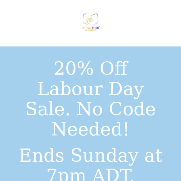 Surprise Labour Day Sale !