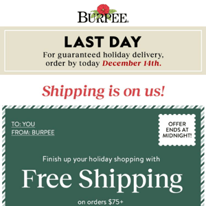 Happy National Free Shipping Day!