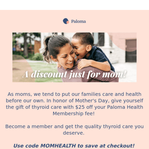 A membership just for mom 💕