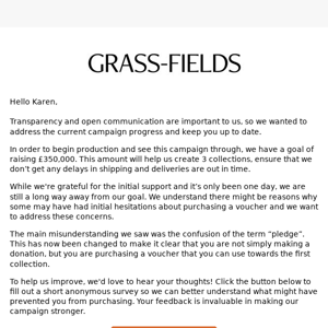 Grass Fields, we need your help...