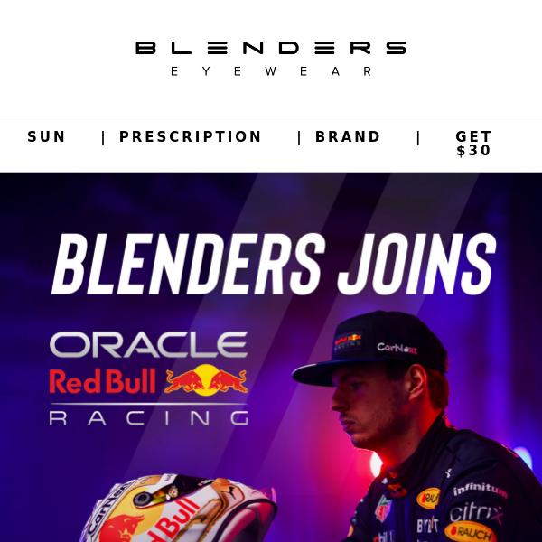 Blenders Races Forward With Oracle Red Bull Racing Partnership // - Blenders  Eyewear