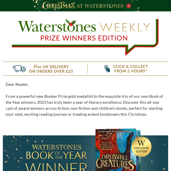 Your Waterstones Weekly