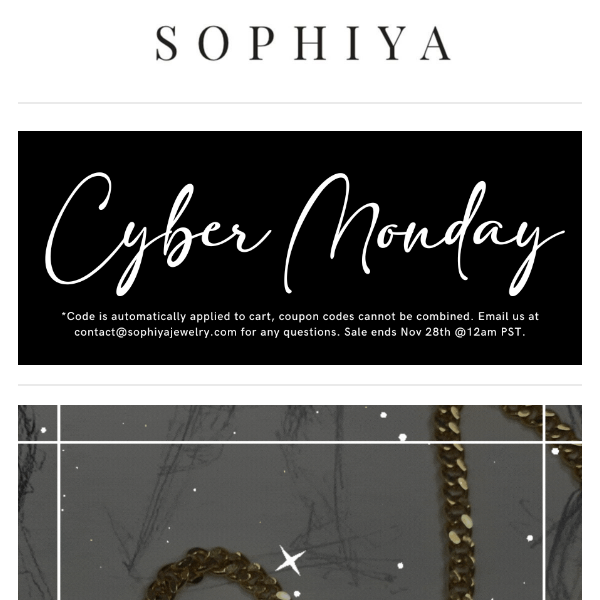 25% OFF for Cyber Monday