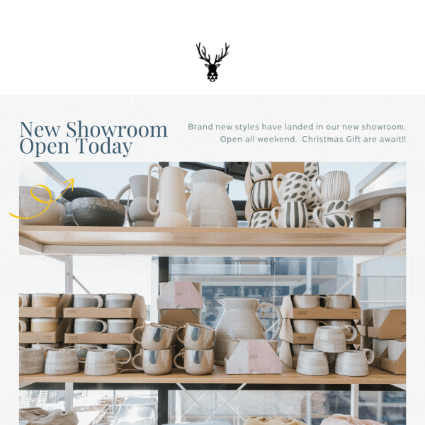 Showroom and All Stores Open Today 🥳