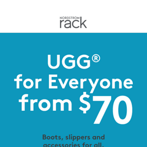 UGG® for all from $70