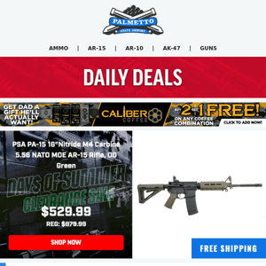 Weekend Summer Clearance Deals on Strike Eagle Bundles, AK-47 Spikers, Rock  5.7 Bundles, & More! - Palmetto State Armory