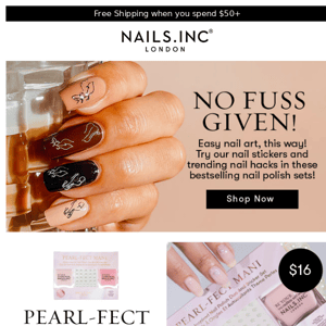 Nails inc, Get your nail art looks with no fuss!