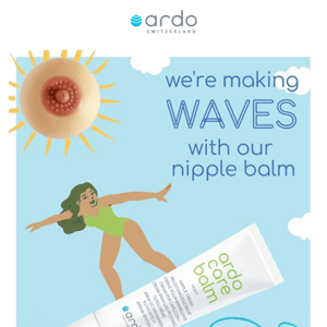 Soothing, cooling nipple cream coming at you!