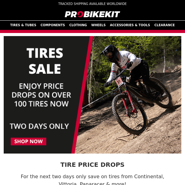 Tire Price Drops, 2 Days Only