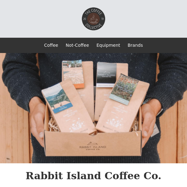 Rabbit Island Coffee! New In ☕