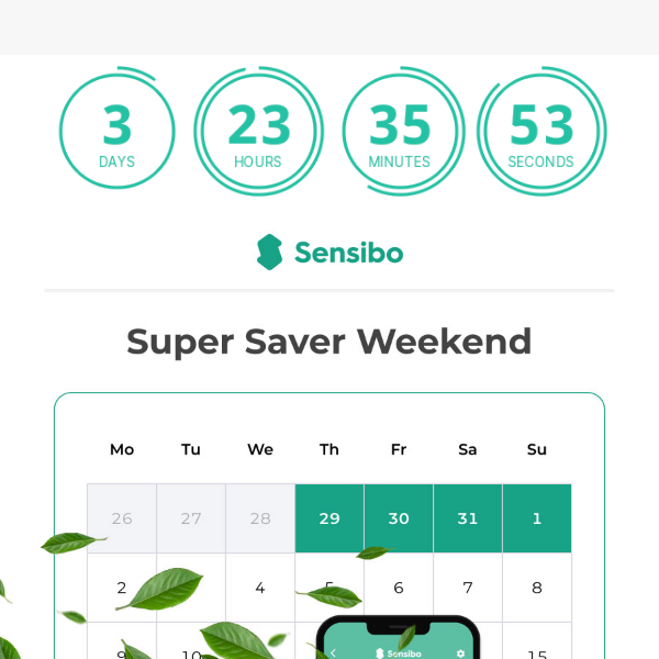 Beat the Heat with Sensational Savings: Don’t Miss Our Sensibo Weekend Sale