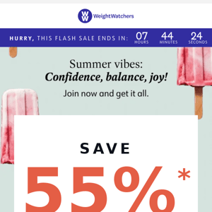 Want to save 55%?