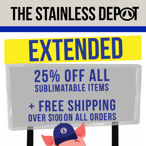 EXTENDED! 25% OFF AND FREE SHIPPING