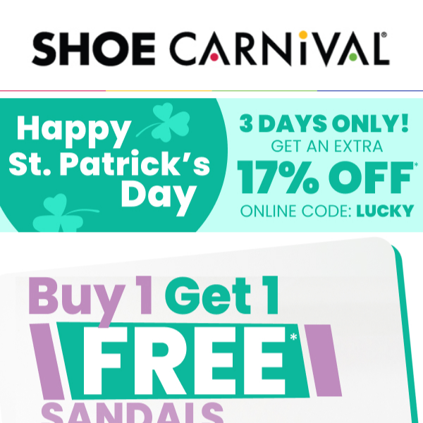 Free sandals for summer just for you!
