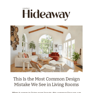 The #1 living room design mistake