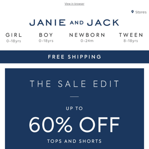 The Sale Edit has arrived (and free shipping too)