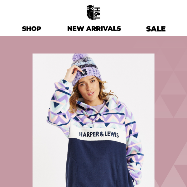 Retro Pattern Fleece at it's Best!