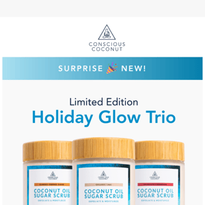 NEW (+ 25% OFF): Holiday Glow Trio ✨