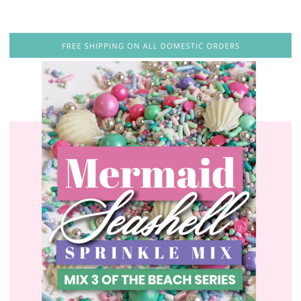 BEACH SERIES- Mix 3 "MERMAID SEASHELL" 🧜‍♀️🐚