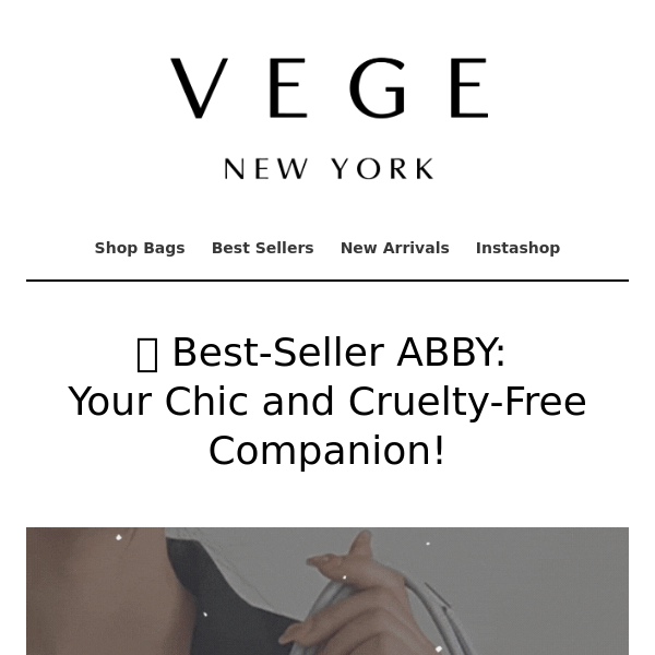 🤩 Best-Seller ABBY: Your Chic and Cruelty-Free Companion!