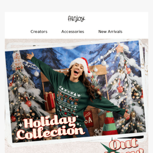 🎄MY HOLIDAY MERCH IS OUT NOW! ☃️