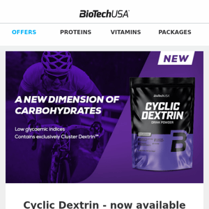 🚴Cyclic Dextrin - now available