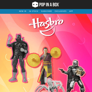 Introducing HASBRO to Pop in a Box! 💥