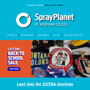 Back to School Sale Ends TODAY!