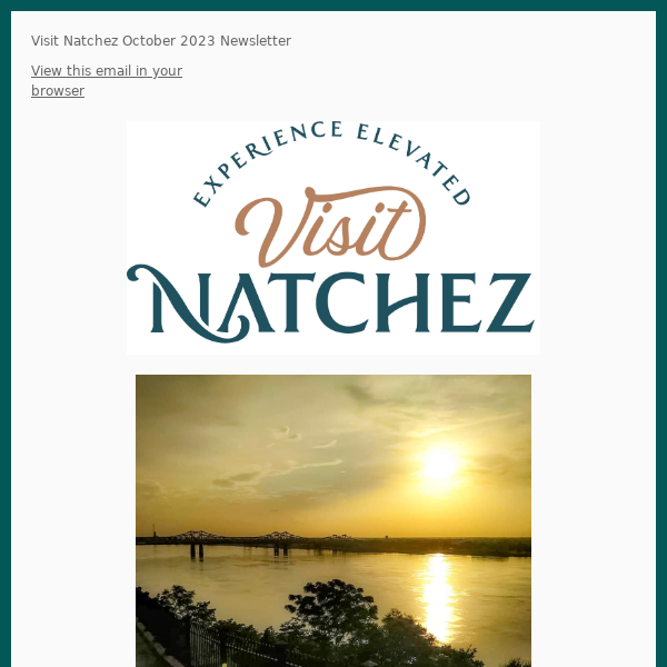 October 2023 Visit Natchez Newsletter