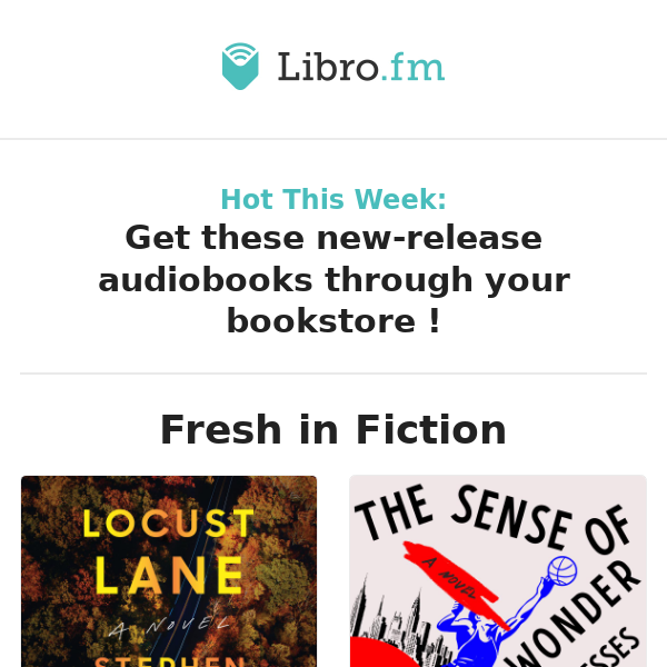 This Week’s New Audiobooks ✨