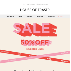 Treat yourself | Up to 50% off