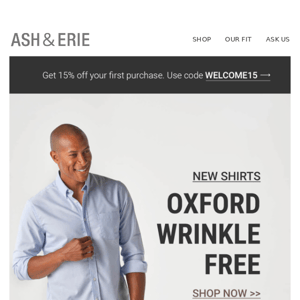 New Wrinkle Free Shirts