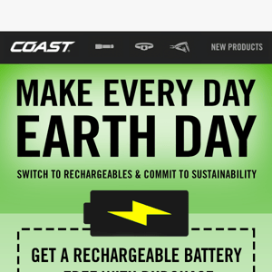 Rechargeable Savings for Earth Day