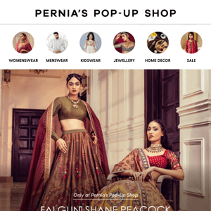 Introducing Falguni Shane Peacock at Pernia's Pop-Up Shop!