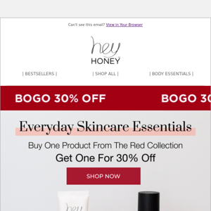 ❤️ BOGO 30% OFF | STARTS NOW | Glowing Skin Must-Haves!