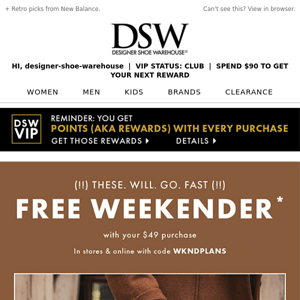 IT’S ON: FREE WEEKENDER (!)