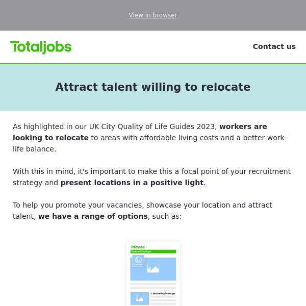 Are you attracting top talent open to relocating?