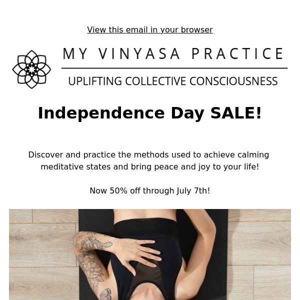 Independence Day SALE! - Meditation Certification by MVP