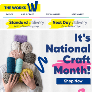 It's National Craft Month🧵✂️