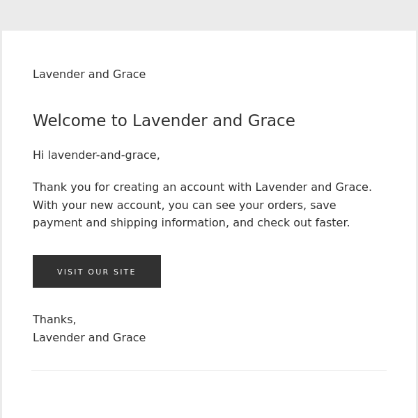 Welcome to Lavender and Grace