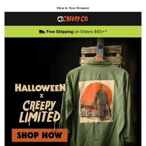 BUY NOW -- Limited Halloween® Field Shirt.