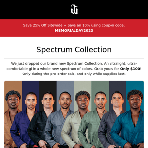 Spectrum Pre-Order Sale Ending Soon!