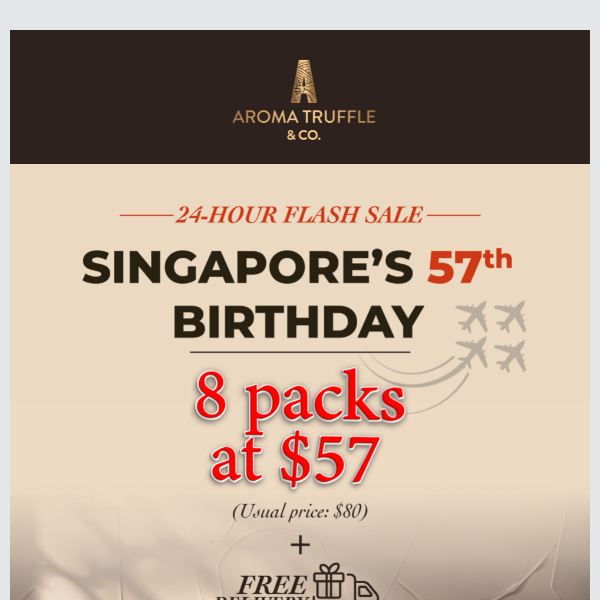 🇸🇬 8 Packs for $57 (U.P $80) 🇸🇬 National Day Flash Sale!