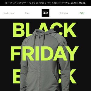 Black Friday is here: up to 50% off sitewide