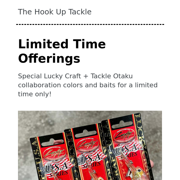 LV 150 – The Hook Up Tackle